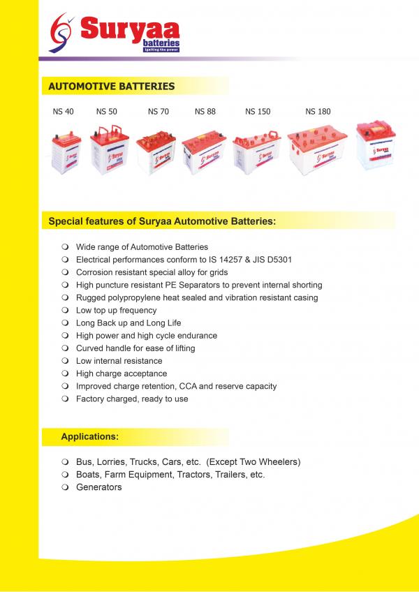 Automotive Batteries