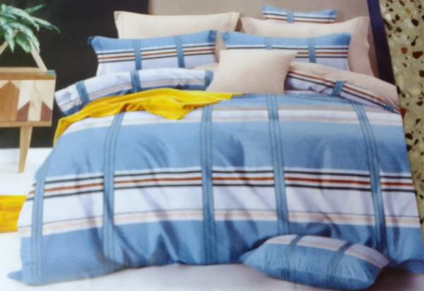Glaced cotton king bedsheets