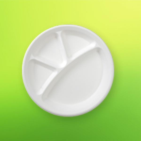 Bagasse Compartment Plates