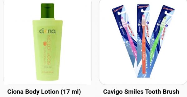 Body Lotion And Tooth Bresh