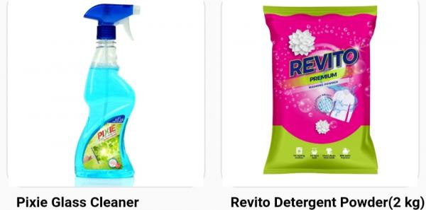 Glass Cleaner And Detergent Powder