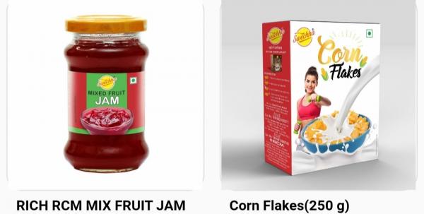 Mix Froot Jam And Corn Flex