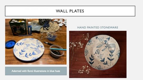 Handmade & Handpainted Ceramic wall plates