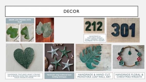 Handmade Ceramic Decor