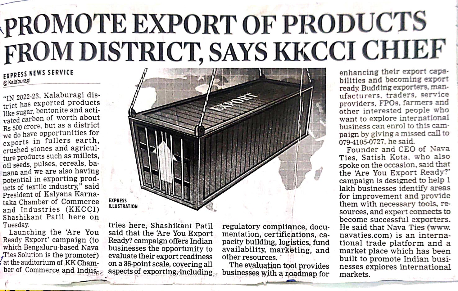 INDIAN EXPRESS KALBURGI EDITION  -28 Jun 2023